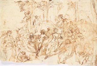 Federico Zuccaro - Apollo and the Muses on Parnassus