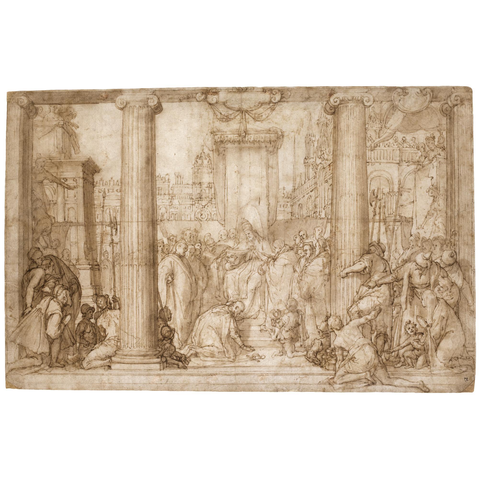 Federico Zuccaro - Submission Of The Emperor Frederick Barbarossa To Pope Alexander Iii