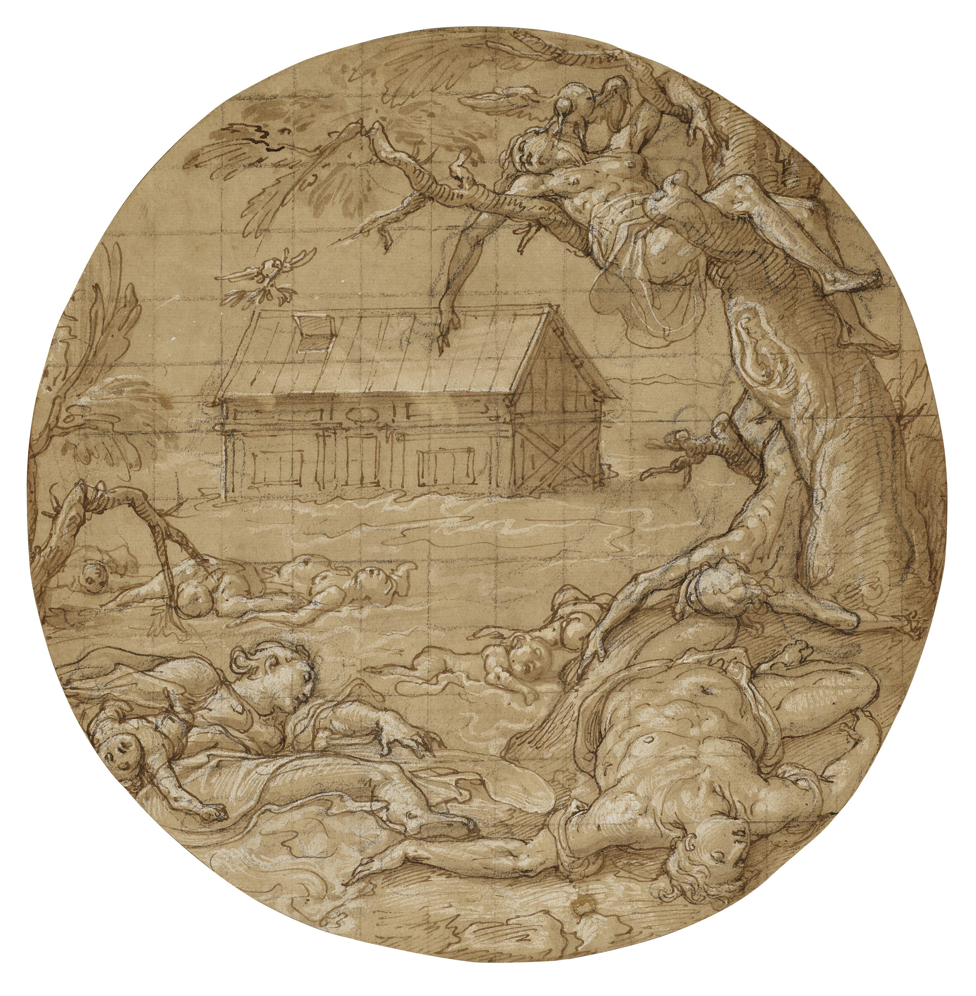 Federico Zuccaro - The Recession of the Flood Waters