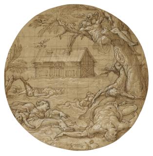 Federico Zuccaro - The Recession of the Flood Waters