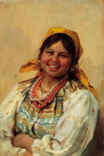 Fedot Vasil\'evich Sychkov - Portrait of a Russian Maiden