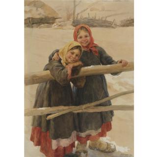 Fedot Vasilevich Sychkov - Russian Friends, 1908