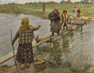 Fedot Vasilievich Sychkov - On The Footbridge