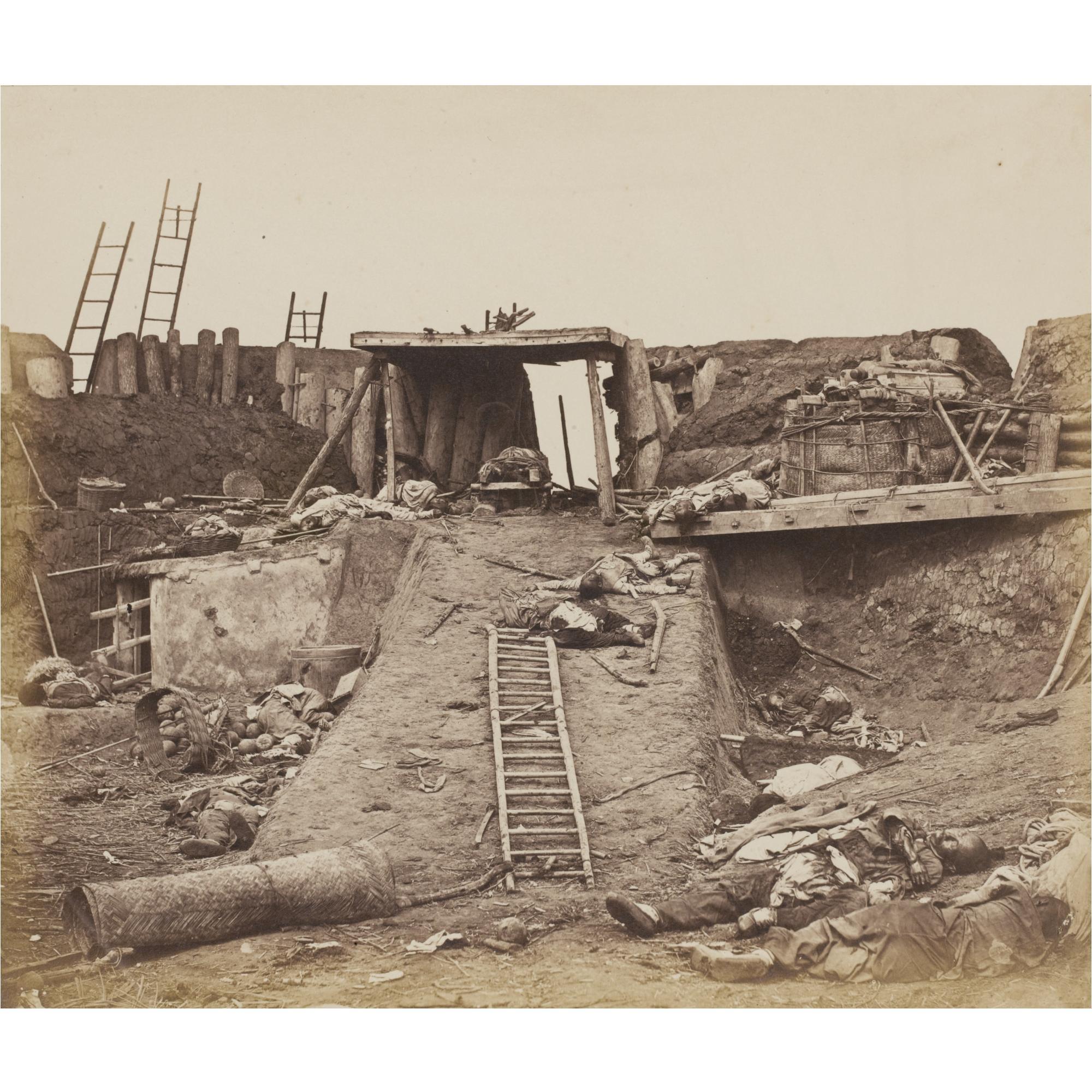 Felice Beato - Interior Of Angle Of North Taku Fort, 21St August 1860