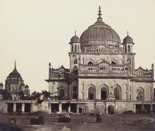 Felice Beato - Vue de Lucknow