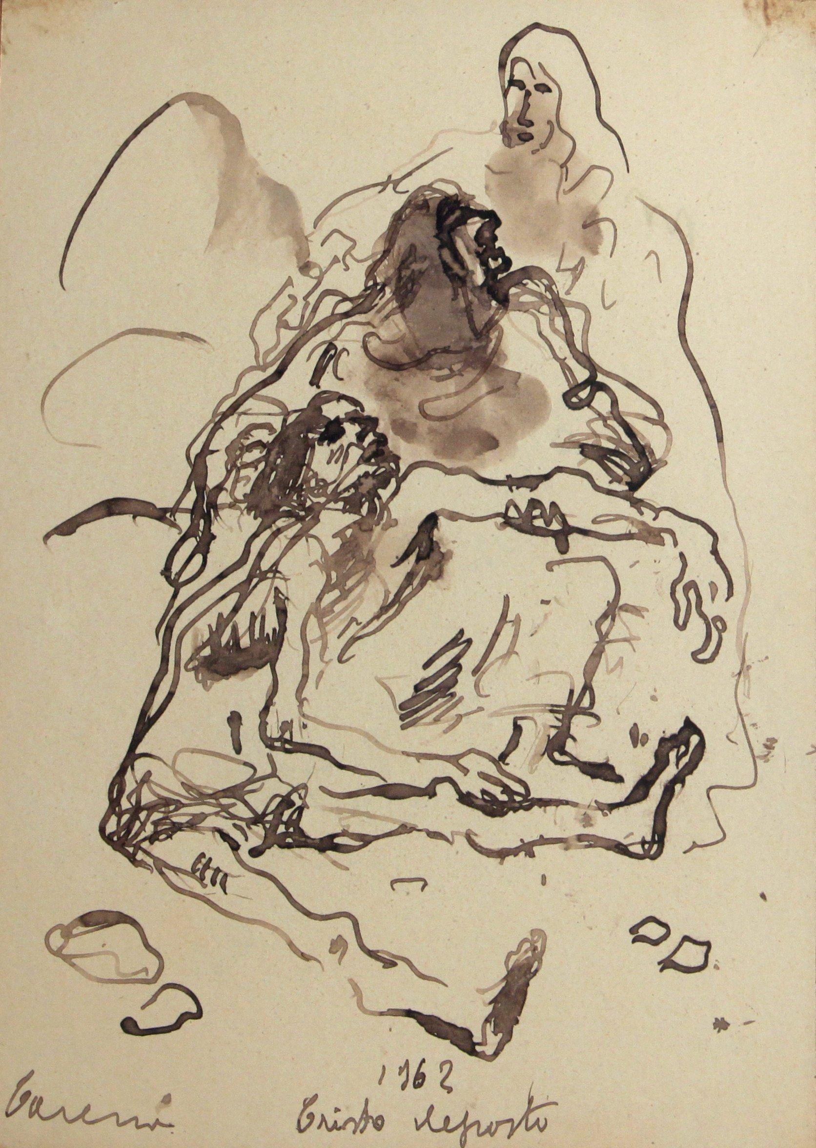 Felice Carena - Cristo deposto