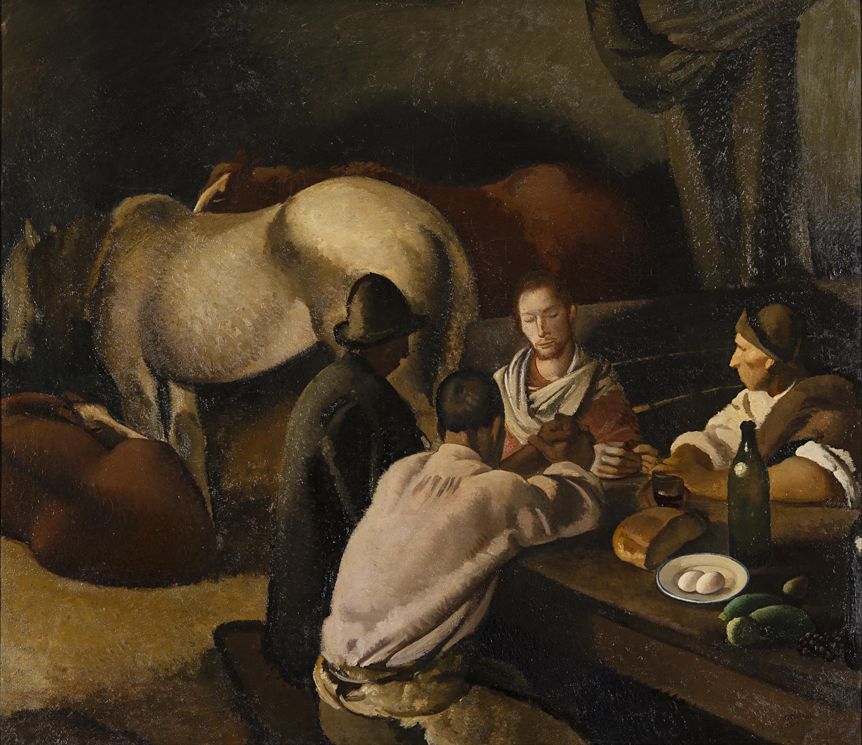 Felice Carena - La cena di Emmaus