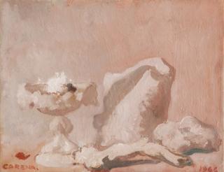 Felice Carena - Natura morta con conchiglie