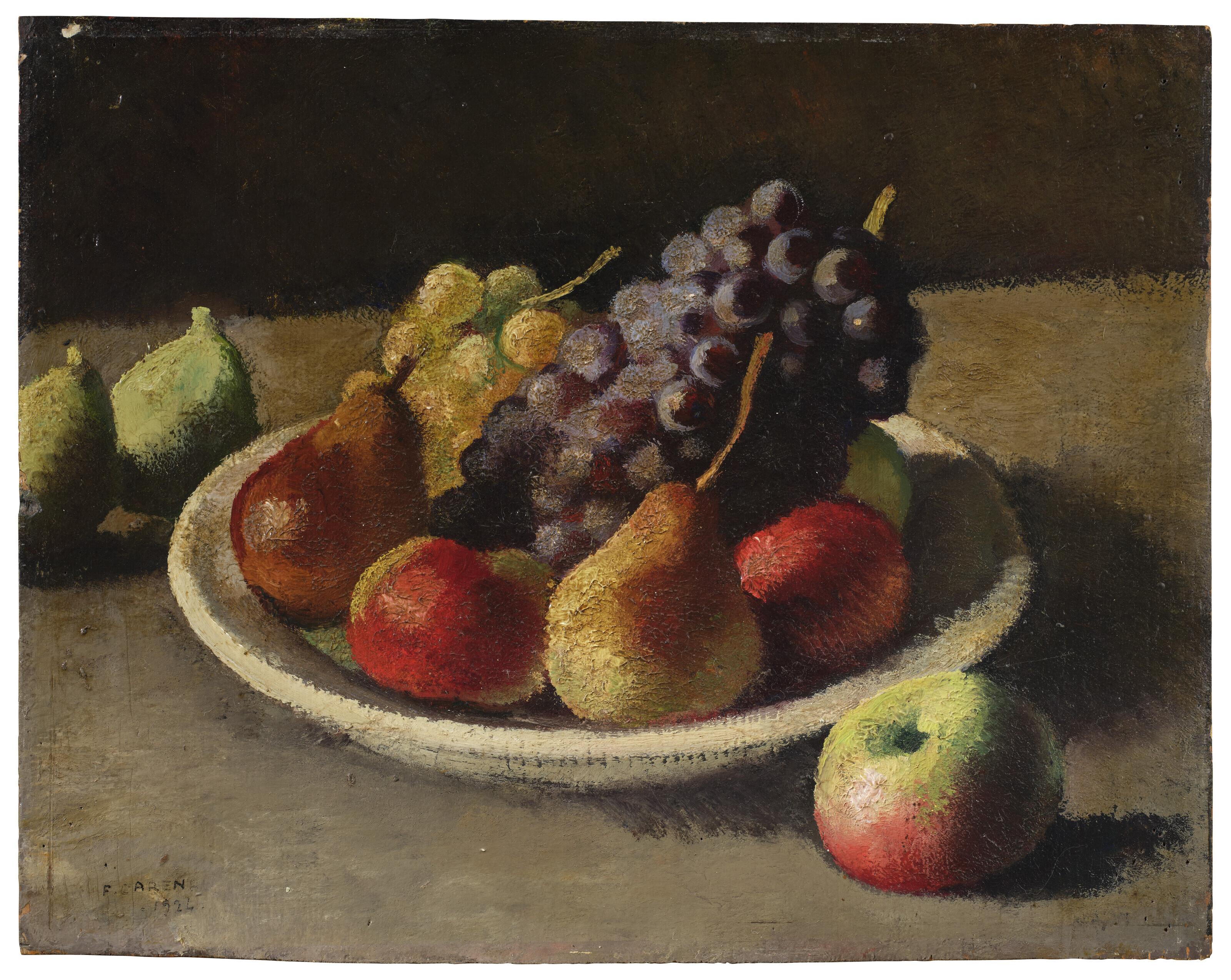 Felice Carena - Uva e pere