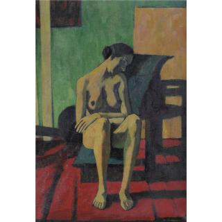 Felice Casorati - Donna Seduta (Con Il Capo Reclino)