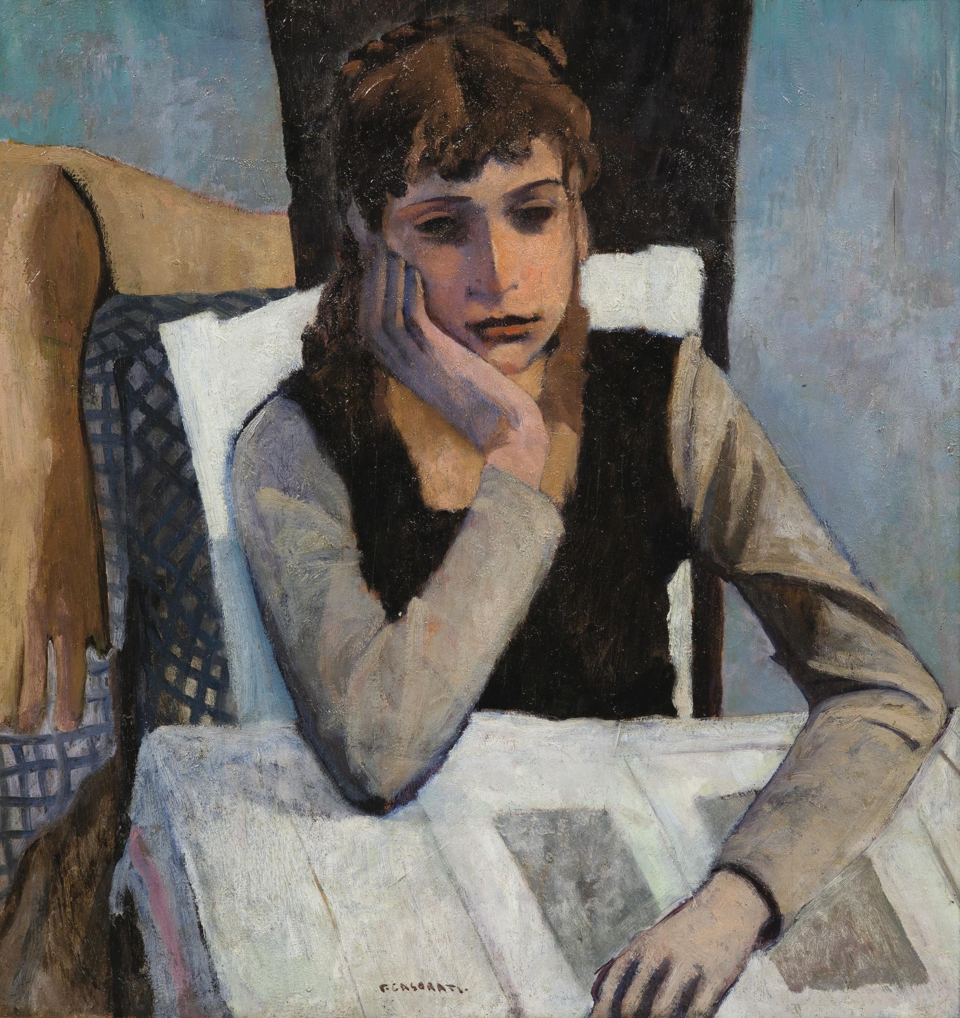Felice Casorati - Etudiante