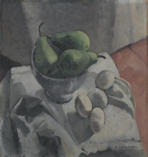 Felice Casorati - Natura morta con fruttiera