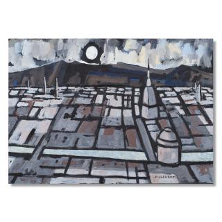 Felice Casorati - Notturno a Torino