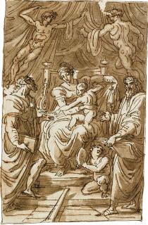 Felice Giani - Madonna col Bambino e Santi