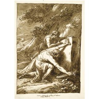 Felice Giani - Theseus Finding The Sword Of His Father Aegeus