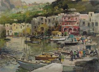 Felice Giordano - Porticciolo