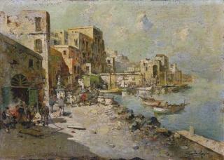 Felice Giordano - Porticciolo