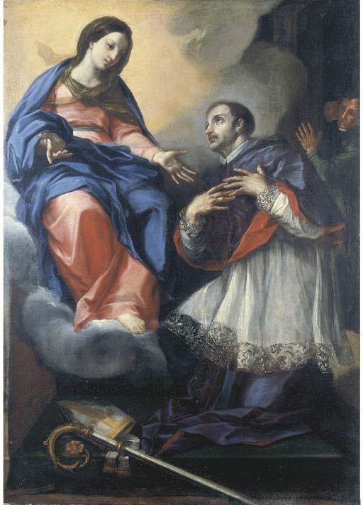 Felice Torelli - La Madonna Appare A San Giovanni Nepomuceno