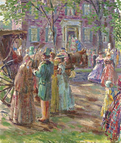 Felicie Waldo Howell - Salem\'S 300Th Anniversary, Chestnut Street, June 1926