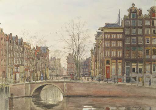 Felicien Bobeldijk - A view in Amsterdam