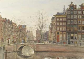 Felicien Bobeldijk - A view in Amsterdam