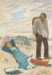 Félicien Joseph Victor Rops - Le chemin de la Cour d\'Assises