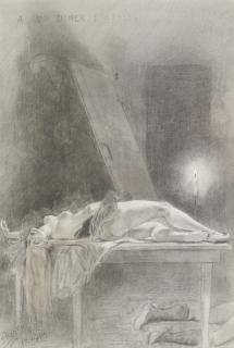 Félicien Rops - Belgian A Un Dîner D\'Athées