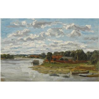 Félicien Rops - Belgian Bord De Seine