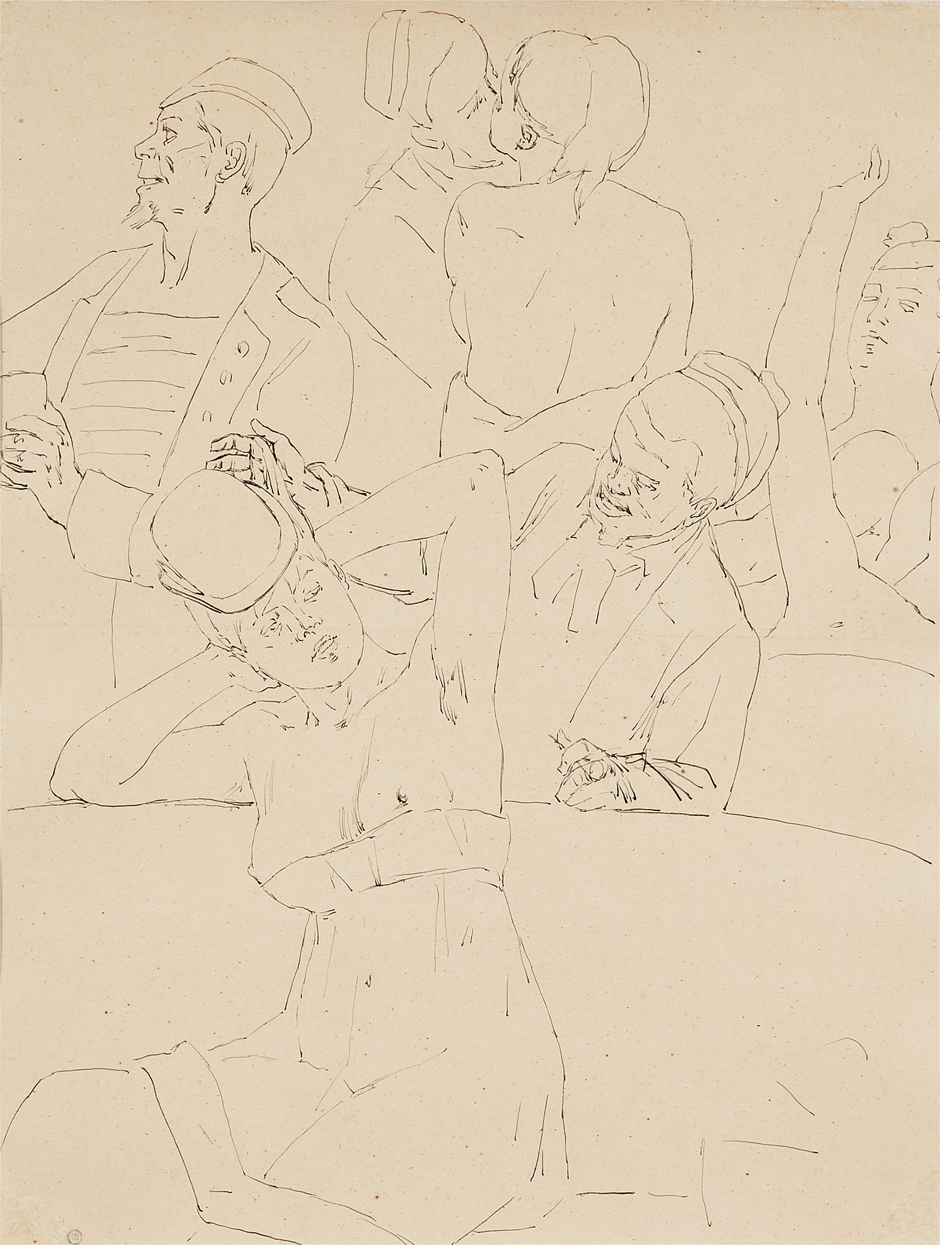 Félicien Rops - Die Höhle des Seemanns oder La bouche a matelots