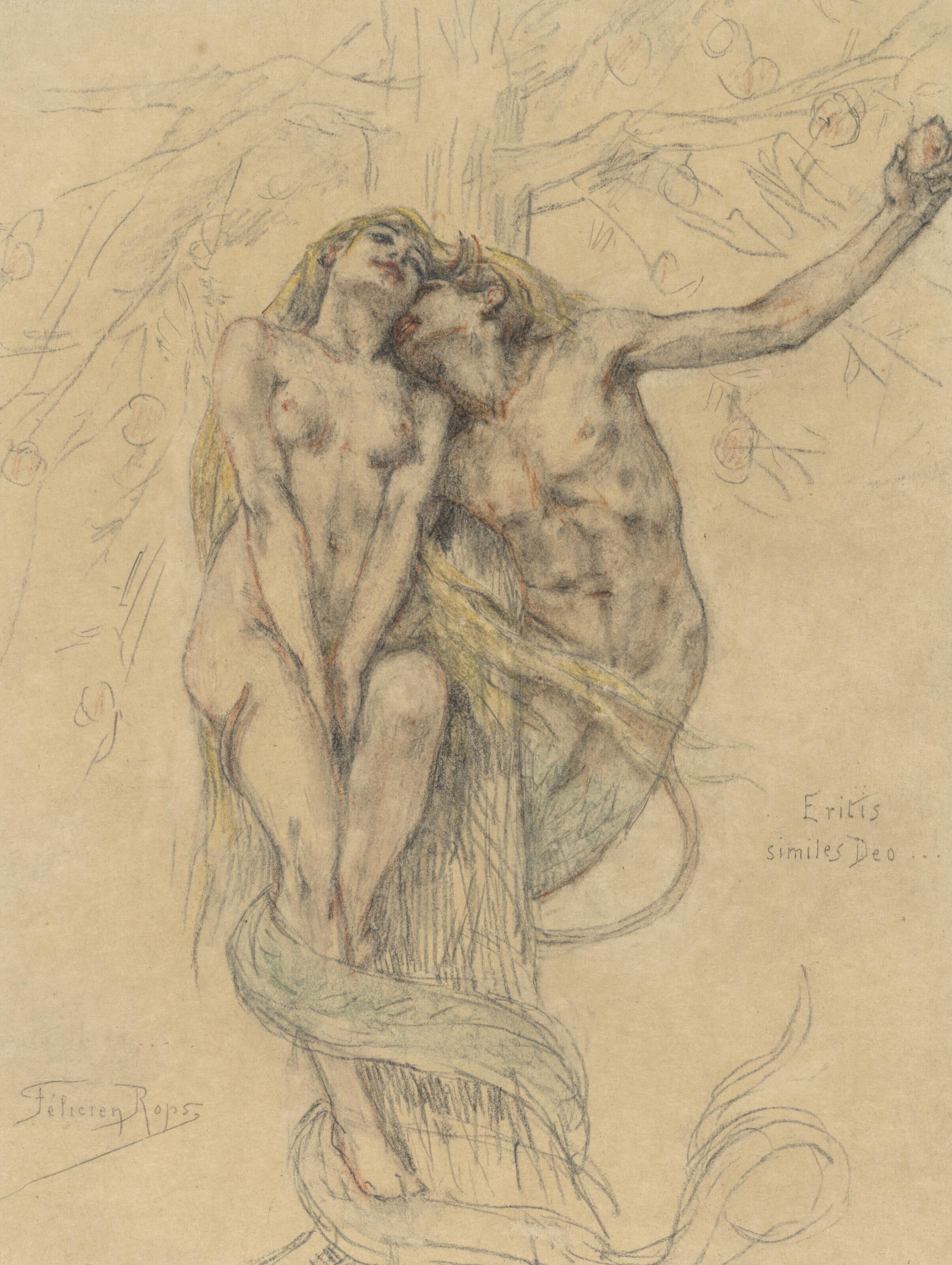 Felicién Rops - Eritis similes Deo