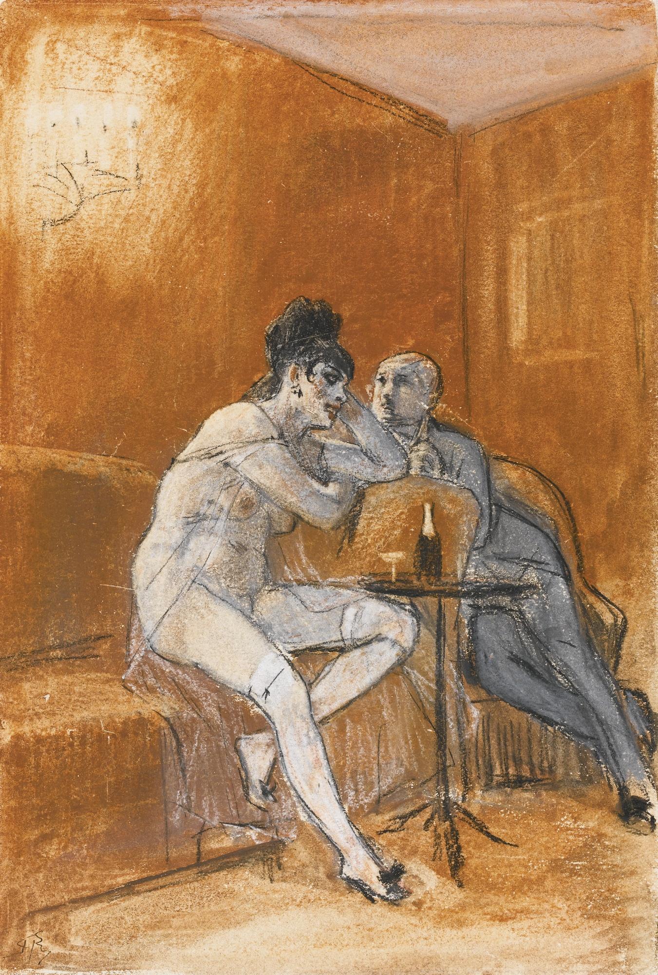 Félicien Rops - La Chanson Du Chérubin