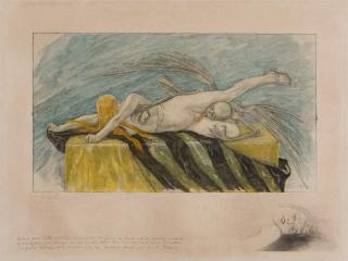 Félicien Rops - L’Agonie.