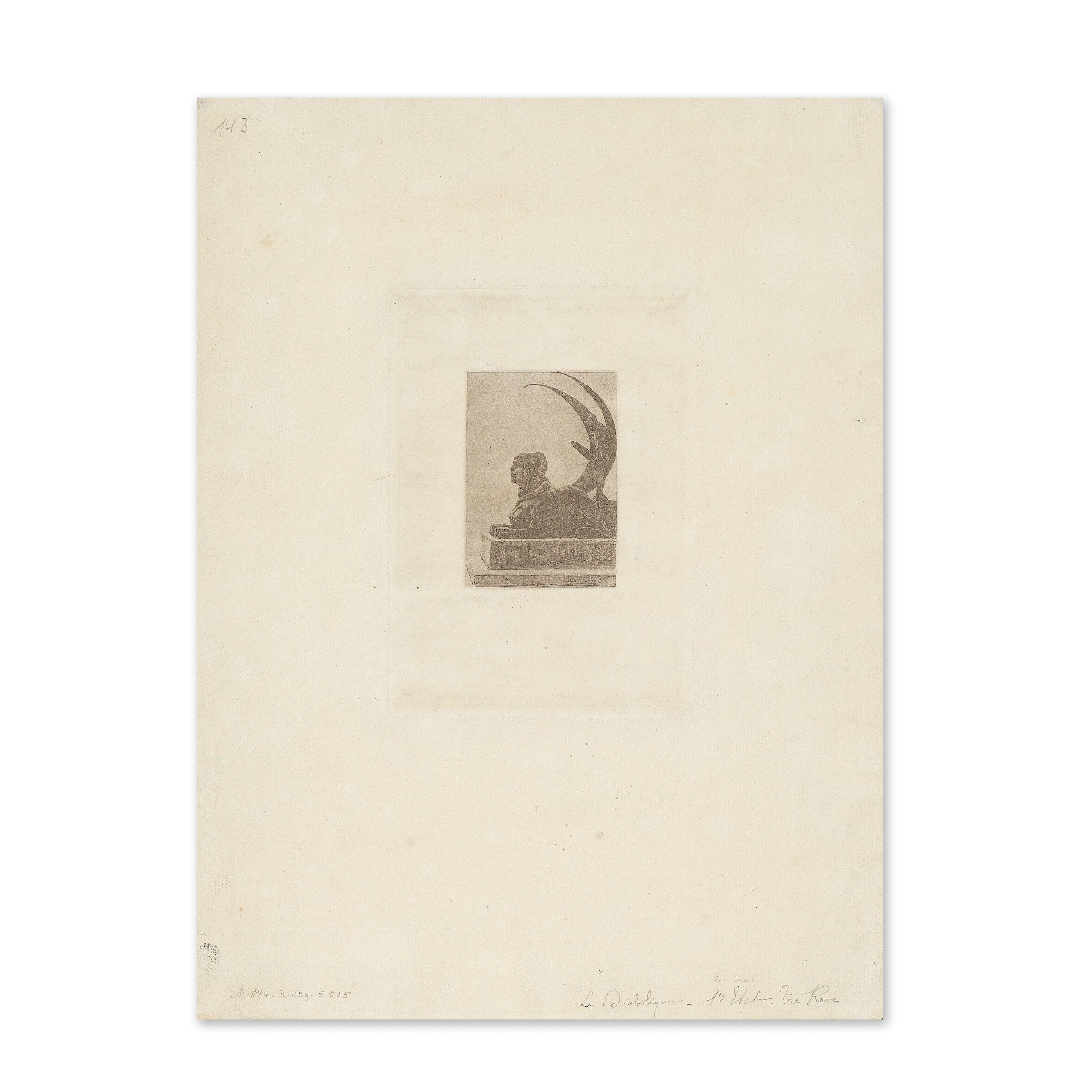 Felicien Rops - Le Sphinx. Pour \