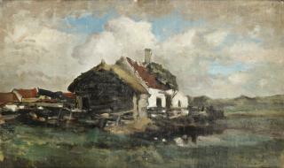 Félicien Rops - The Abandoned House