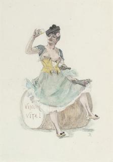 Félicien Rops - Vinum Vita!