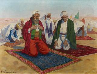 Feliks Michal Wygrzywalski - Gebet in der Wüste