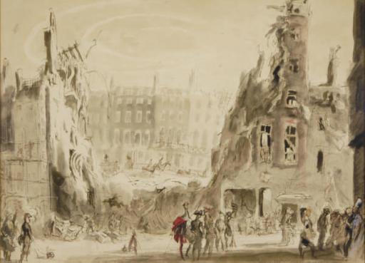 Feliks Topolski - Curzon Street, London