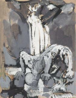 Feliks Topolski - Fantasy Falls In Merioneth, Wales