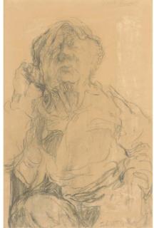 Feliks Topolski - Portrait of Jacob Epstein