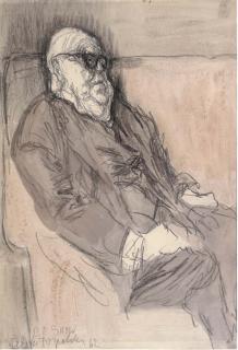 Feliks Topolski - Potrait of C.P. Snow