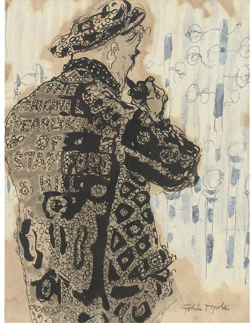 Feliks Topolski - The Original Pearly King of Stamford Hill
