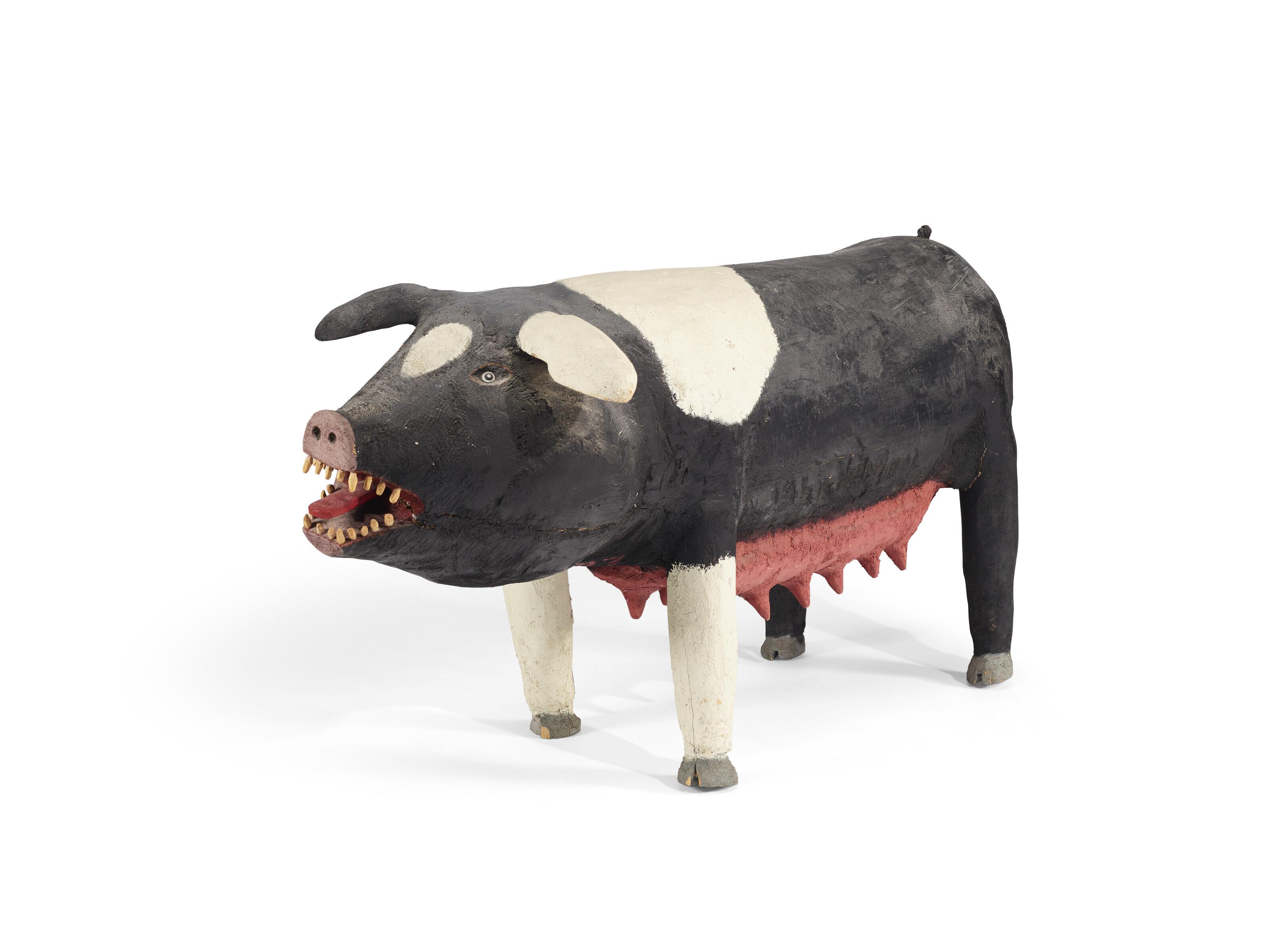 Felipe Benito Archuleta - Large Pig With Udders