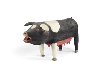 Felipe Benito Archuleta - Large Pig With Udders