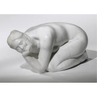 Felipe Castañeda - Crouching Woman