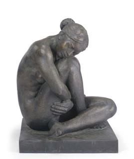 Felipe Castañeda - Desnudo reclinado