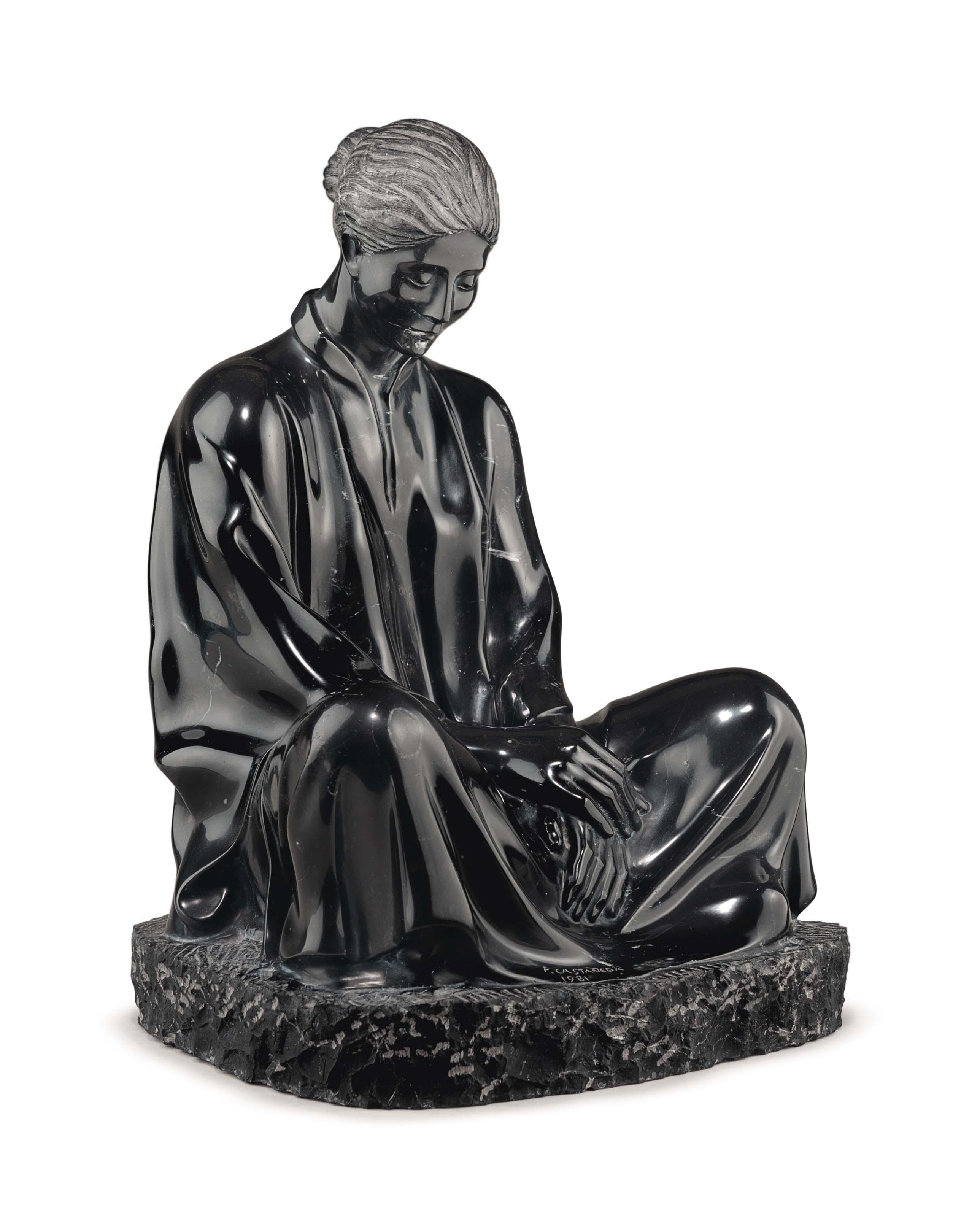 Felipe Castañeda - Mujer sentada