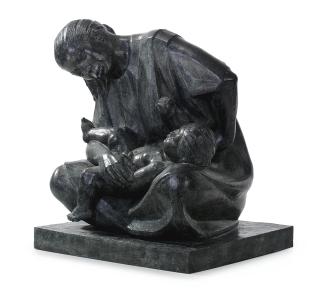 Felipe Castañeda - Ternura (Seated Woman And Child)