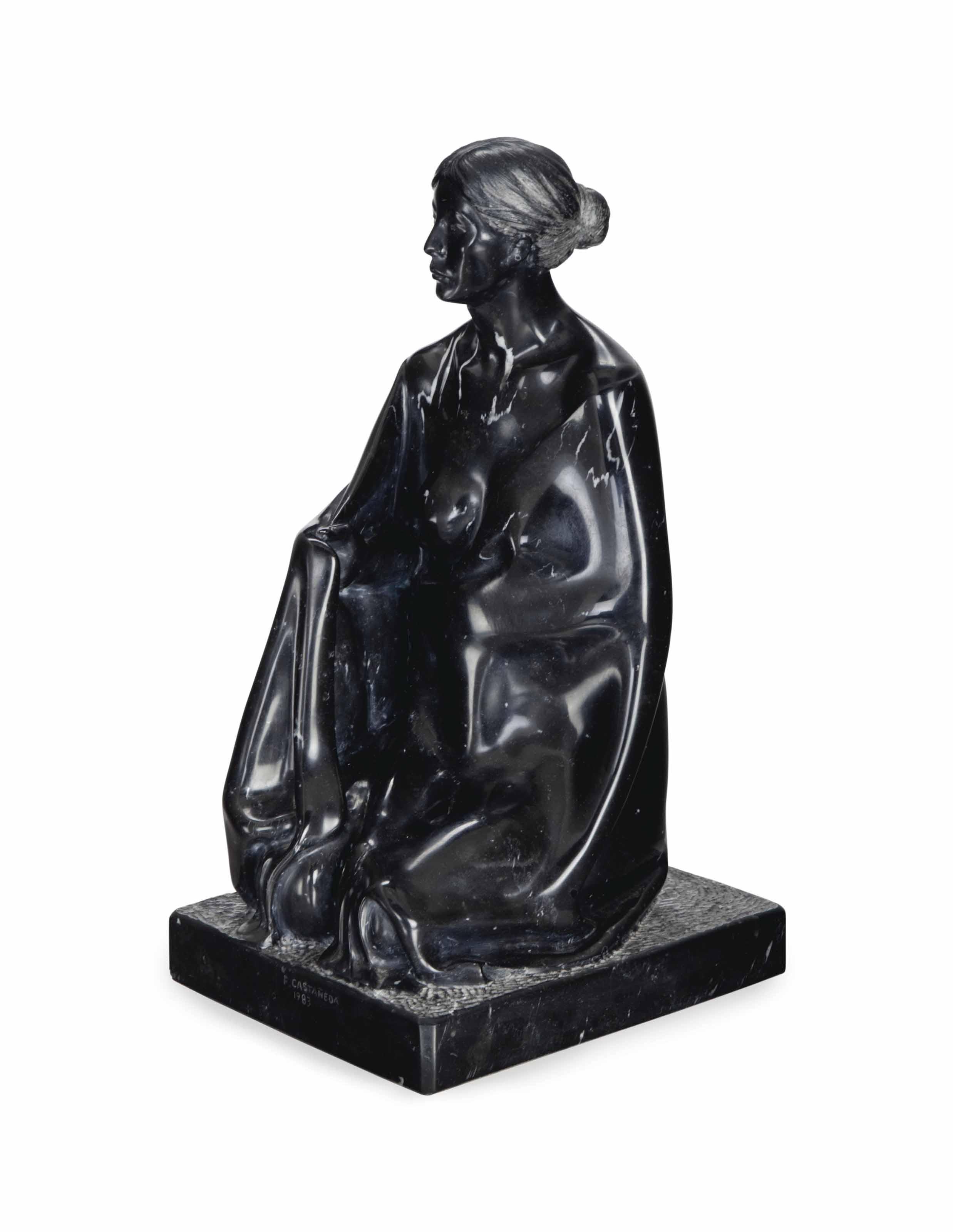 Felipe Castañeda - Untitled (Seated Woman)