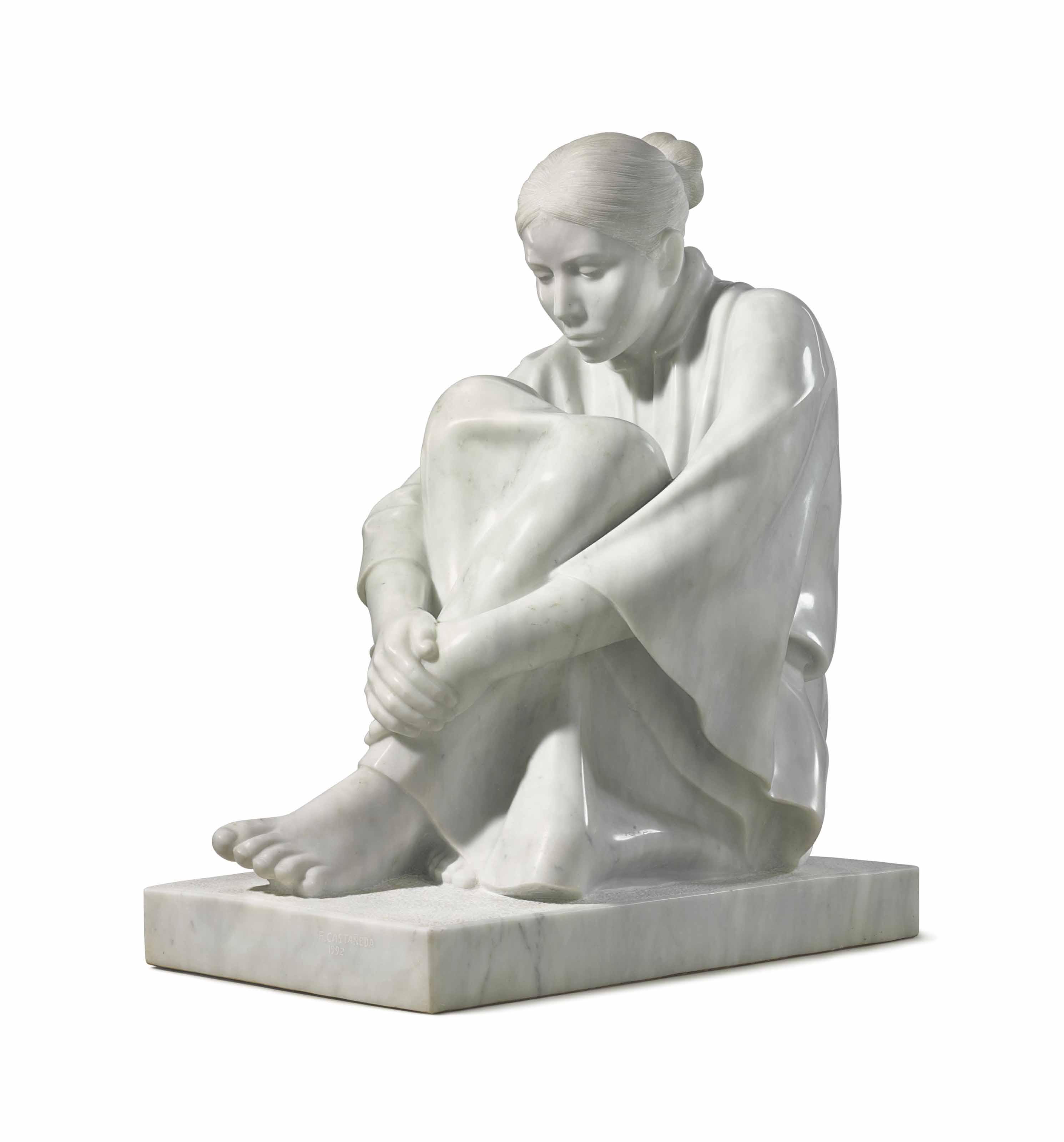 Felipe Castañeda - Untitled (Seated Woman)