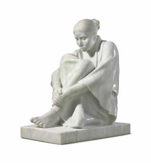 Felipe Castañeda - Untitled (Seated Woman)